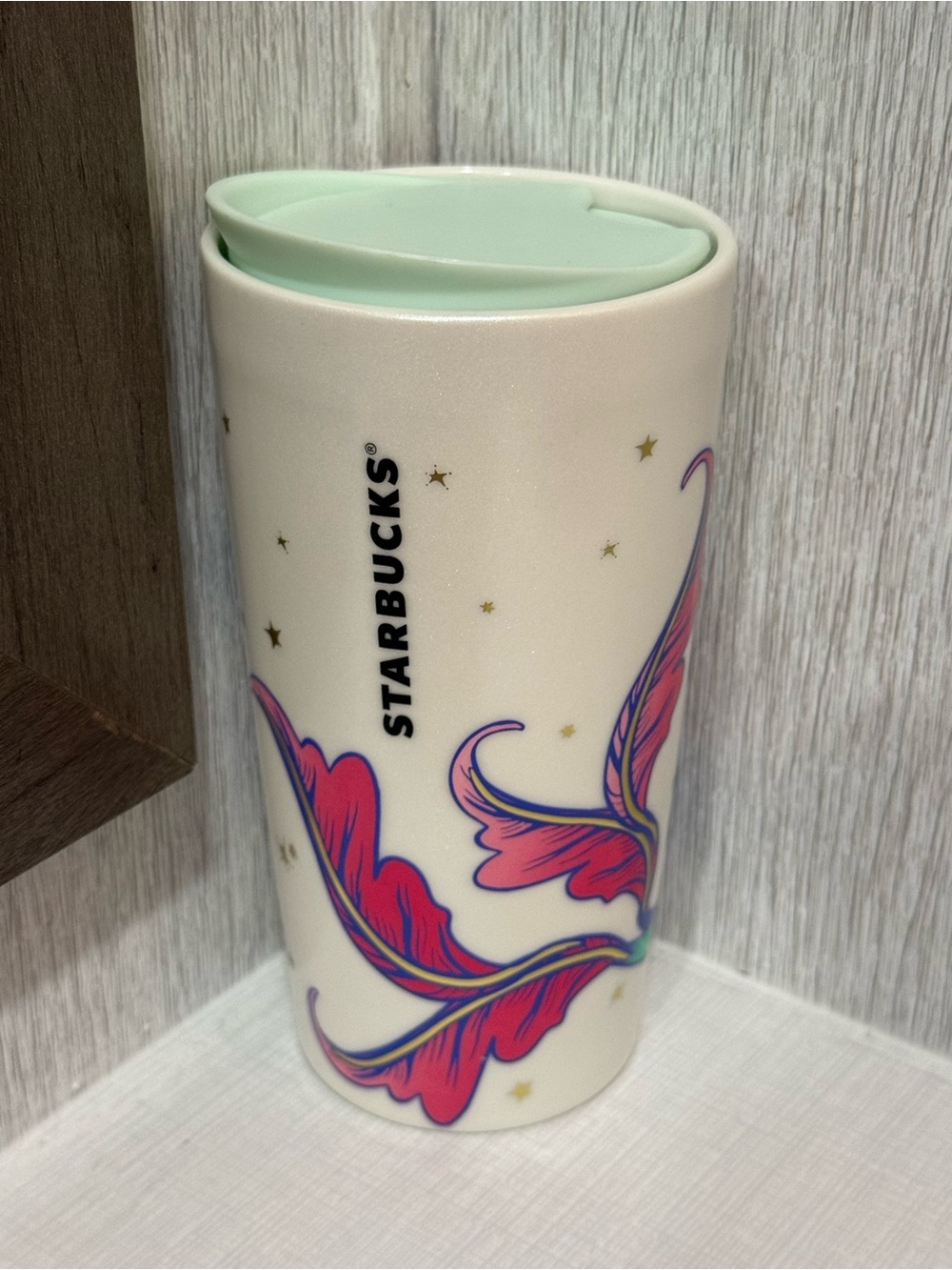 Starbucks Mermaid Tumbler with Mint Lid - Picture 2 of 3